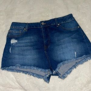Rewatch Brand high rise jean shorts, size 13.